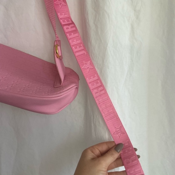 JEFREE STAR Pink Crossbody Cosmetics Fanny Pack - Picture 7 of 10